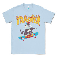 Dusty Blue trasher Classic Tee - InspiraDesign