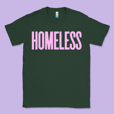 Homeless Classic Tee Designed By Inspiradesign