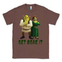 Chestnut Shrek Fiona & Shrek Get Ogre It Text Poster Classic Tee - InspiraDesign