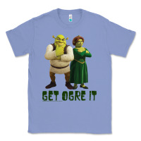 Colony Blue Shrek Fiona & Shrek Get Ogre It Text Poster Classic Tee - InspiraDesign