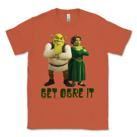 Copper Shrek Fiona & Shrek Get Ogre It Text Poster Classic Tee - InspiraDesign