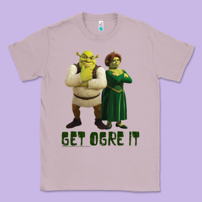 Shrek Fiona & Shrek Get Ogre It Text Poster Classic Tee Designed By Inspiradesign
