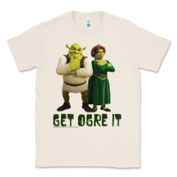 Natural Shrek Fiona & Shrek Get Ogre It Text Poster Classic Tee - InspiraDesign