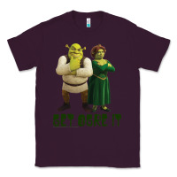 Plum Shrek Fiona & Shrek Get Ogre It Text Poster Classic Tee - InspiraDesign