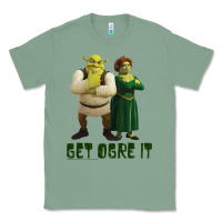 Sage Shrek Fiona & Shrek Get Ogre It Text Poster Classic Tee - InspiraDesign