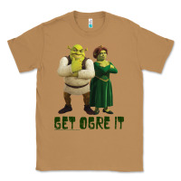 Toasted Coconut Shrek Fiona & Shrek Get Ogre It Text Poster Classic Tee - InspiraDesign