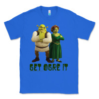 True Royal Shrek Fiona & Shrek Get Ogre It Text Poster Classic Tee - InspiraDesign