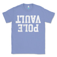 Colony Blue pole vault t shirt upside down funny pole vault jumper shirt Classic Tee - InspiraDesign