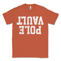 Copper pole vault t shirt upside down funny pole vault jumper shirt Classic Tee - InspiraDesign
