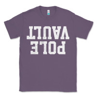 Lavender pole vault t shirt upside down funny pole vault jumper shirt Classic Tee - InspiraDesign