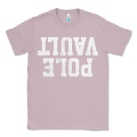 Lilac pole vault t shirt upside down funny pole vault jumper shirt Classic Tee - InspiraDesign