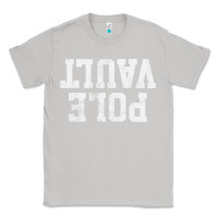 Moon Dust pole vault t shirt upside down funny pole vault jumper shirt Classic Tee - InspiraDesign