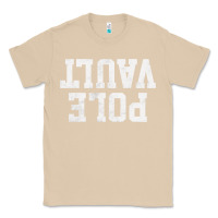 Mushroom pole vault t shirt upside down funny pole vault jumper shirt Classic Tee - InspiraDesign