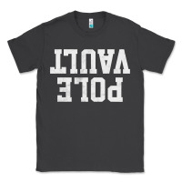 Smoke pole vault t shirt upside down funny pole vault jumper shirt Classic Tee - InspiraDesign