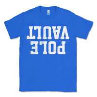True Royal pole vault t shirt upside down funny pole vault jumper shirt Classic Tee - InspiraDesign