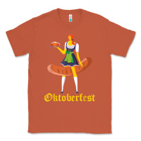 Copper barmaid oktoberfest funny german woman dirndl bratwurst t shirt Classic Tee - InspiraDesign