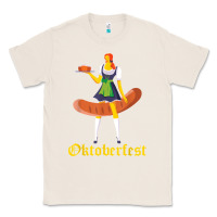 Natural barmaid oktoberfest funny german woman dirndl bratwurst t shirt Classic Tee - InspiraDesign