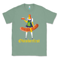 Sage barmaid oktoberfest funny german woman dirndl bratwurst t shirt Classic Tee - InspiraDesign