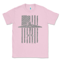 Bubblegum Pink C-47 Skytrain Wwii Transport Airplane Vintage Flag Classic Tee - InspiraDesign