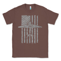 Chestnut C-47 Skytrain Wwii Transport Airplane Vintage Flag Classic Tee - InspiraDesign