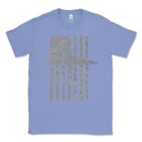 Colony Blue C-47 Skytrain Wwii Transport Airplane Vintage Flag Classic Tee - InspiraDesign