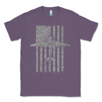Lavender C-47 Skytrain Wwii Transport Airplane Vintage Flag Classic Tee - InspiraDesign