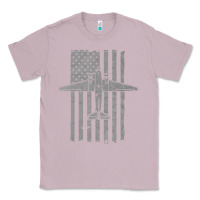 Lilac C-47 Skytrain Wwii Transport Airplane Vintage Flag Classic Tee - InspiraDesign