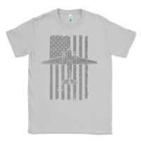 Moon Dust C-47 Skytrain Wwii Transport Airplane Vintage Flag Classic Tee - InspiraDesign