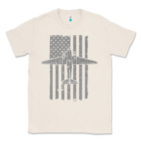 Natural C-47 Skytrain Wwii Transport Airplane Vintage Flag Classic Tee - InspiraDesign