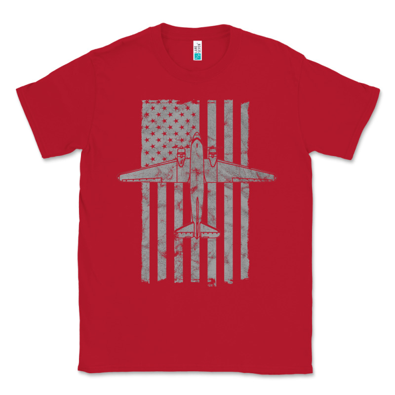 C-47 Skytrain Wwii Transport Airplane Vintage Flag Classic Tee by InspiraDesign | Teevron