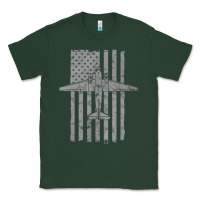 Sports Green C-47 Skytrain Wwii Transport Airplane Vintage Flag Classic Tee - InspiraDesign