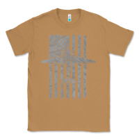 Toasted Coconut C-47 Skytrain Wwii Transport Airplane Vintage Flag Classic Tee - InspiraDesign