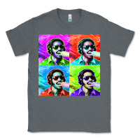Charcoal Heather STEVIE WONDER! Classic Tee - InspiraDesign