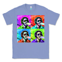 Colony Blue STEVIE WONDER! Classic Tee - InspiraDesign