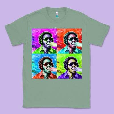 Stevie Wonder! Classic Tee Designed By Inspiradesign