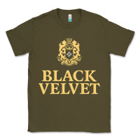 Army Green BLACK VELVET CANADIAN WHISKY Classic Tee - InspiraDesign
