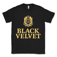 Black BLACK VELVET CANADIAN WHISKY Classic Tee - InspiraDesign