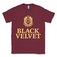 Burgundy BLACK VELVET CANADIAN WHISKY Classic Tee - InspiraDesign