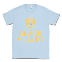 Dusty Blue BLACK VELVET CANADIAN WHISKY Classic Tee - InspiraDesign