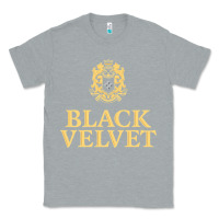 Heather Grey BLACK VELVET CANADIAN WHISKY Classic Tee - InspiraDesign