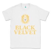 White BLACK VELVET CANADIAN WHISKY Classic Tee - InspiraDesign