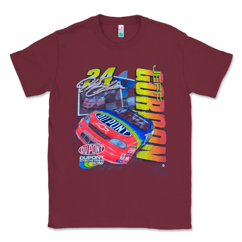Jeff Gordon Dupont Vintage Racing Classic Tee by InspiraDesign | Teevron