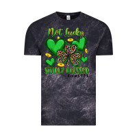 Cloud Black not lucky simply blessed Vintage Tee - Artiststas