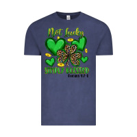 Vintage Denim not lucky simply blessed Vintage Tee - Artiststas