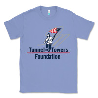 Colony Blue Tunnel To Towers F-oundation American Flag USA Flag Classic Tee - InspiraDesign