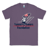 Lavender Tunnel To Towers F-oundation American Flag USA Flag Classic Tee - InspiraDesign