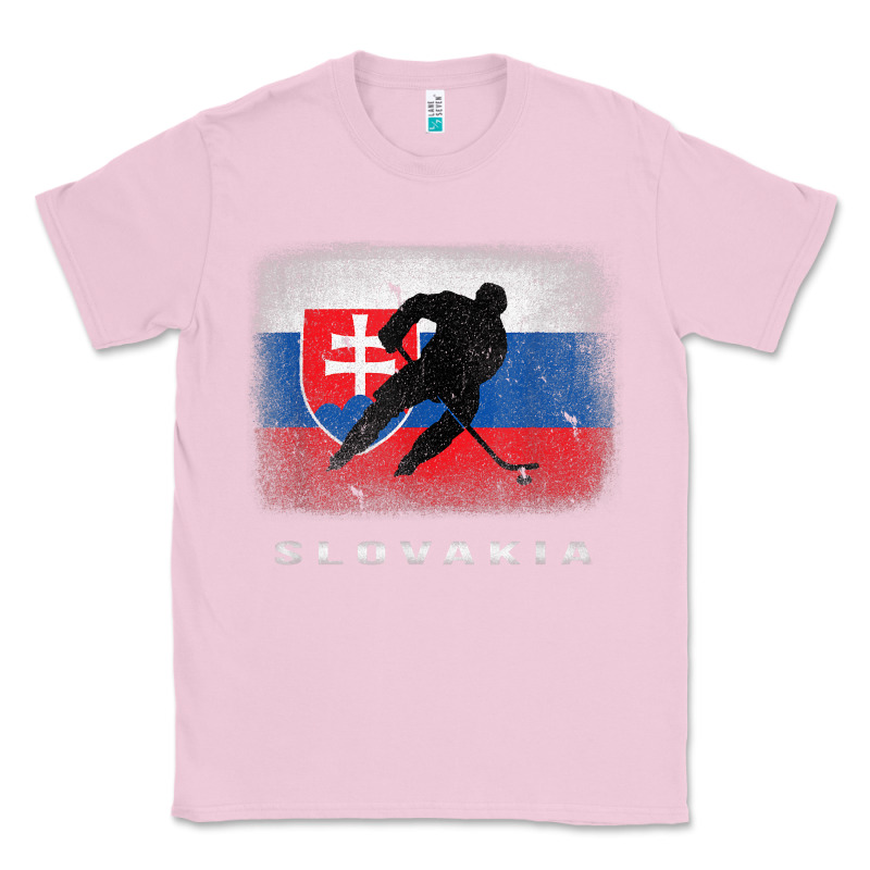 Slovakia Ice Hockey Slovak Flag Classic Tee by InspiraDesign | Teevron