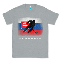 Heather Grey Slovakia Ice Hockey Slovak Flag Classic Tee - InspiraDesign