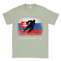 Matcha Slovakia Ice Hockey Slovak Flag Classic Tee - InspiraDesign