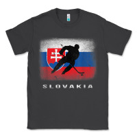 Smoke Slovakia Ice Hockey Slovak Flag Classic Tee - InspiraDesign